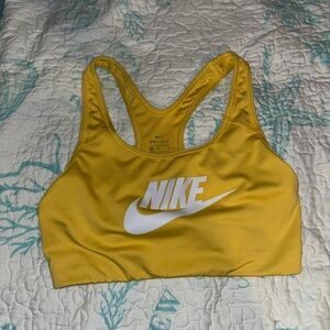 Nike Women's Yellow Sports Bra